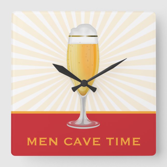 Beer Men Cave Time Clock (Front)