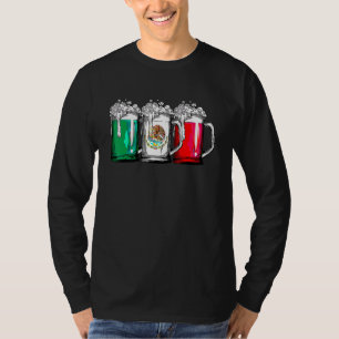 Beer Mexican Flag  Cinco De Mayo Women Mexico T-Shirt