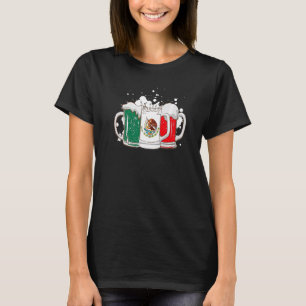 Beer Mexican Flag  Cinco De Mayo Women Mexico T-Shirt