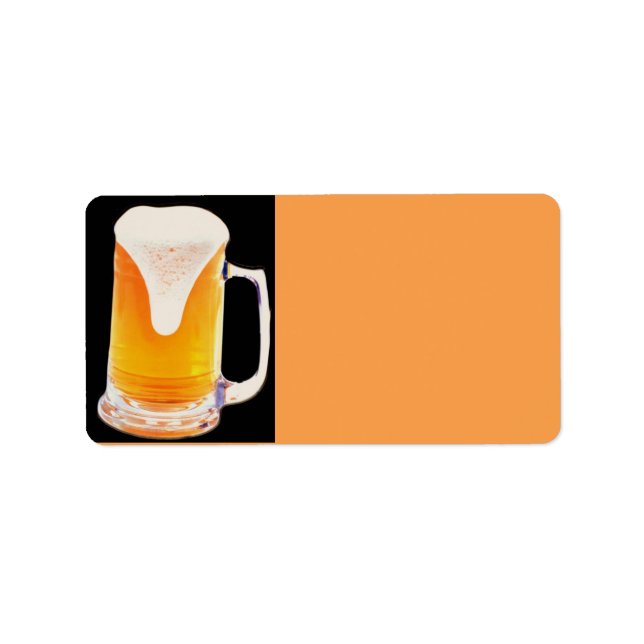Beer Mug Address Label (Front)