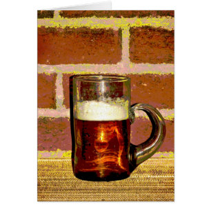 Beer Mug Blank Card