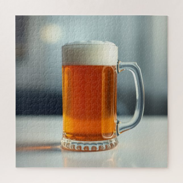 Beer mug jigsaw puzzle (Vertical)
