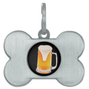 Beer Mug Pet Tag