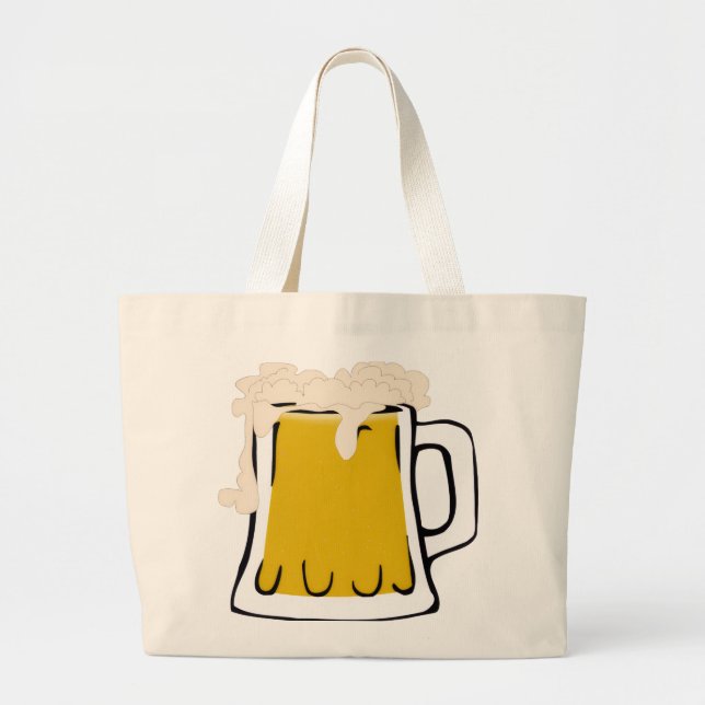 Beer Mug Tote Bag (Front)