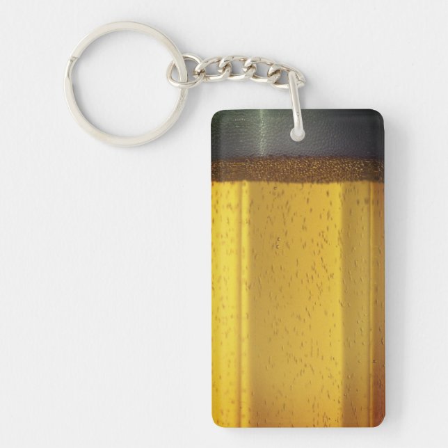 Beer Mug with Bubbles and Foam Keychain (Front)