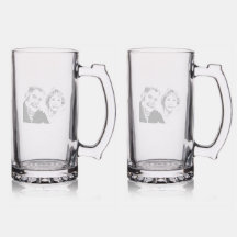 BEER MUGS - NICK & MOLLY
