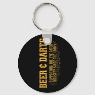 Beer N Darts Keychain