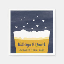 Beer Napkins - A Celebration is Brewing