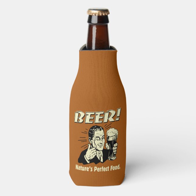 Beer: Nature's Perfect Food Bottle Cooler (Bottle Front)