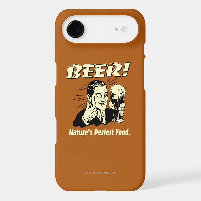 Beer: Nature's Perfect Food Case-Mate iPhone Case (Back)