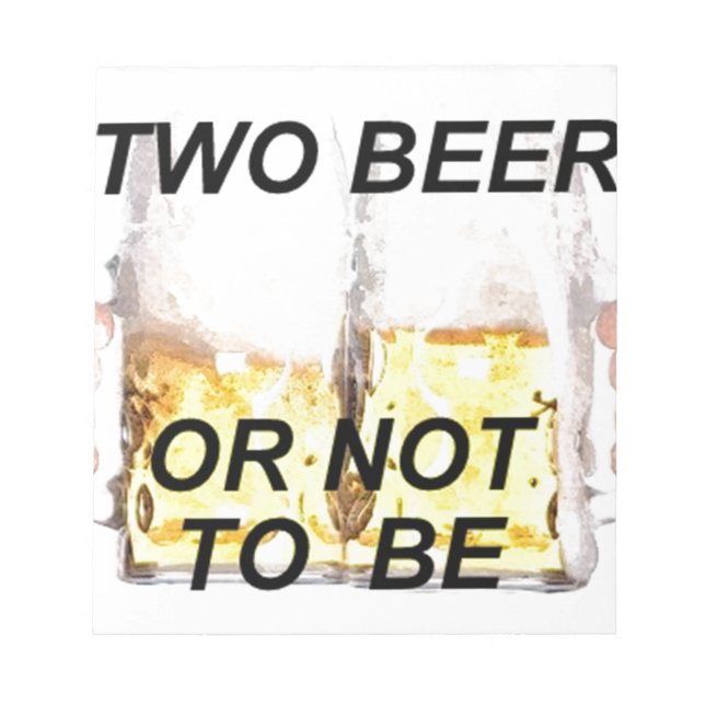 beer notepad (Front)