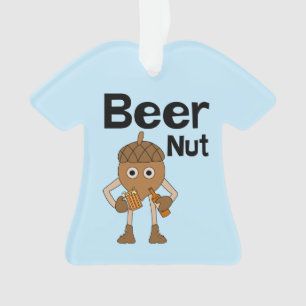 Beer Nut Text Ornament