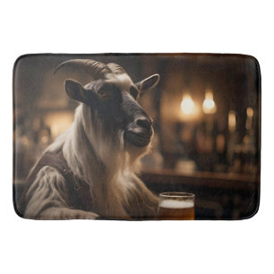 Beer Oclock Goat, Bath Mat