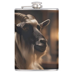 Beer Oclock Goat, Hip Flask
