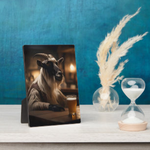 Beer Oclock Goat, Plaque
