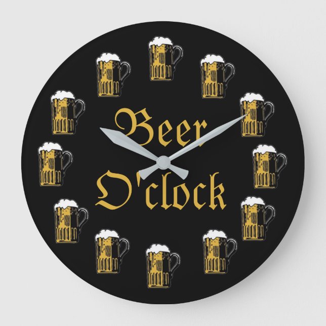 Beer O'clock Wall Clock (Front)