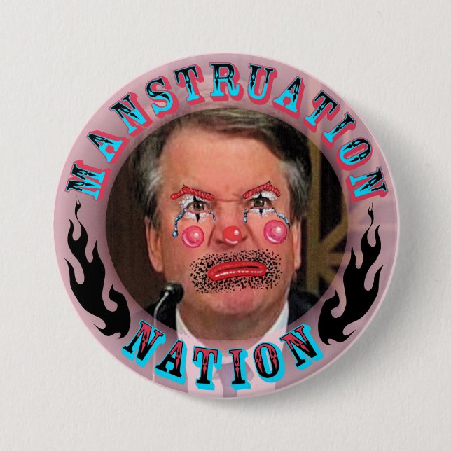 Beer of a Clown 3 Inch Round Button (Front)