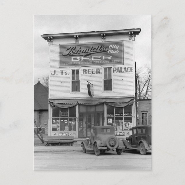 Beer Palace Tavern, 1940 Postcard (Front)