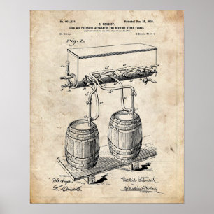 Beer Patent Poster