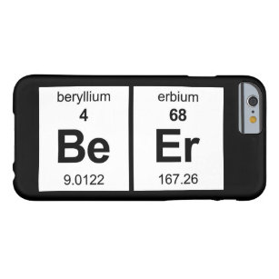 BeEr Periodic Table Barely There iPhone 6 Case