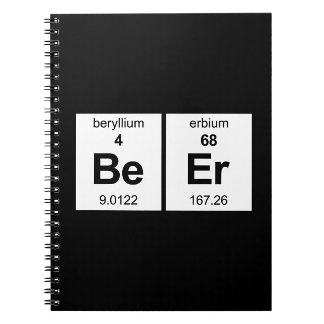 BeEr Periodic Table Notebook (Front)