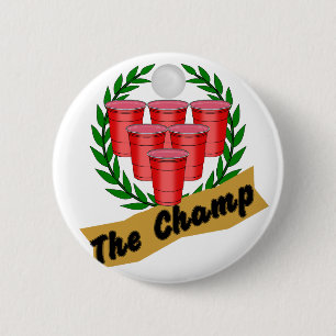 Beer Pong Champ 2 Inch Round Button