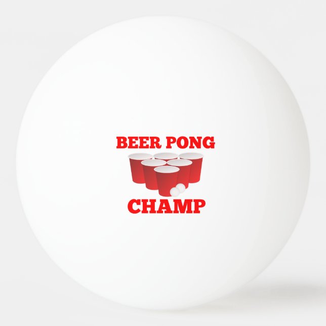 Beer Pong Champ Ping Pong Balls (Front)