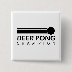 Beer Pong Champion 2 Inch Square Button