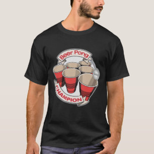 Beer Pong Champion Customizable T-Shirt