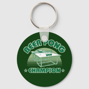 Beer Pong Champion Keychain