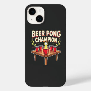 Beer Pong Champion Ping Pong Drinking Case-Mate iPhone 14 Case