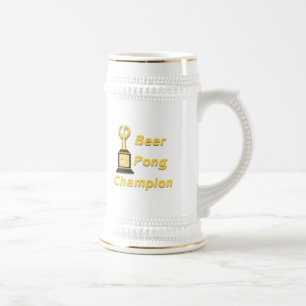 Beer Pong Champion Stein