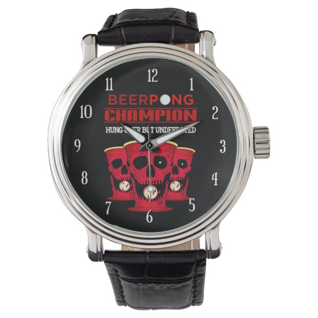 Beer Pong Champion Watch (Front)