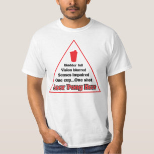 Beer Pong Hero Shirt in red