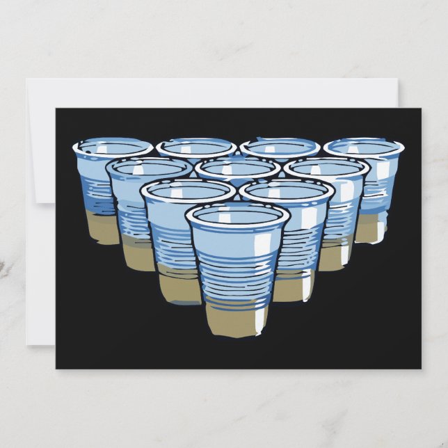 beer pong invitation (Front)