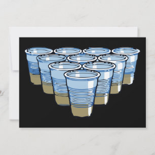 beer pong invitation
