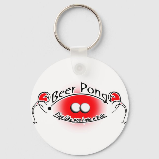 beer pong keychain (Front)