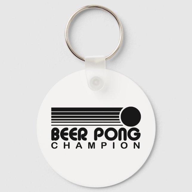 Beer Pong Keychain (Front)