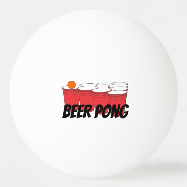 Beer Pong Ping Pong Ball (Front)