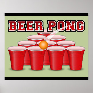 Beer Pong Poster