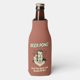 Beer Pong: Proof Alcohol & Sports Mix Bottle Cooler