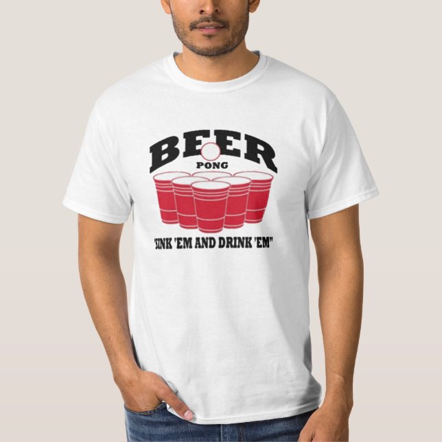 Beer Pong T-Shirt (Front)
