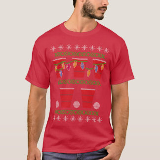 Beer Pong Ugly Christmas Sweater vintage