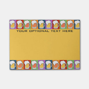 BEER Pop Art custom Post-It notes