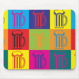 Beer Pop Art Mouse Pad