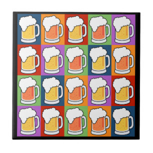 BEER Pop Art tiles