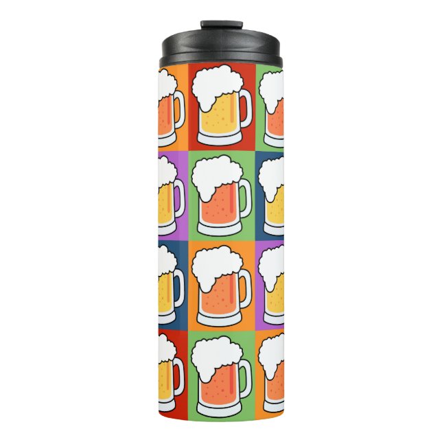 BEER Pop Art tumbler (Front)
