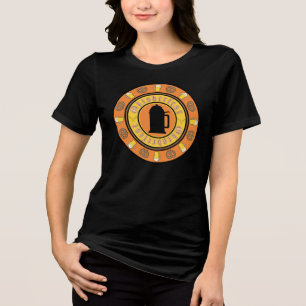 Beer, Pretzels, Stein Oktoberfest Tri-Blend Shirt