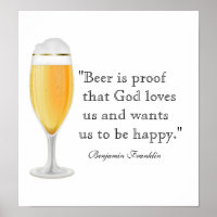 Beer Quote Poster