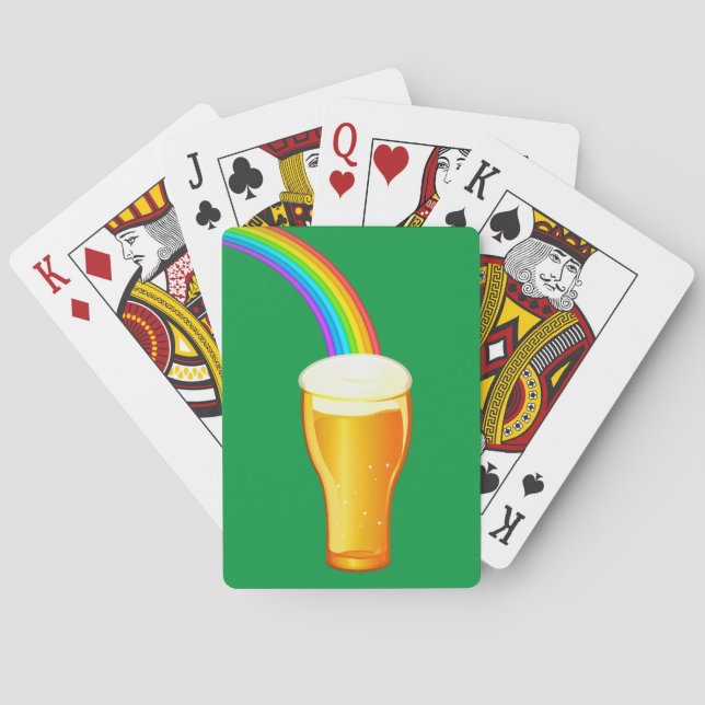Beer Rainbow Playing Cards (Back)